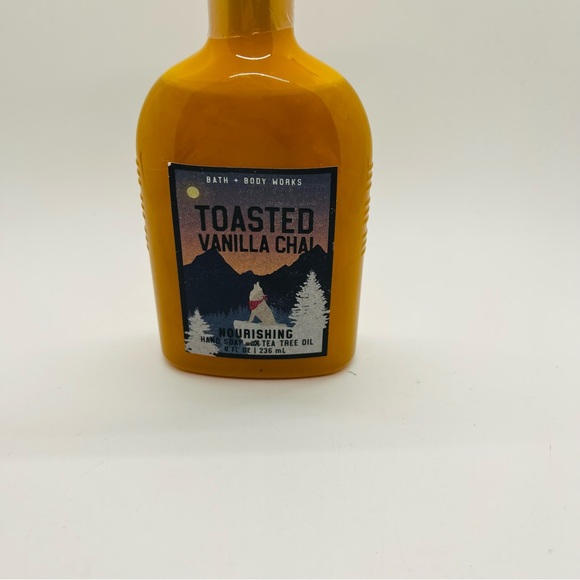 NWT Bath & Body Works Hand Soap With Tea Tree Oil Toasted Vanilla Chai 8 oz - Picture 3 of 6
